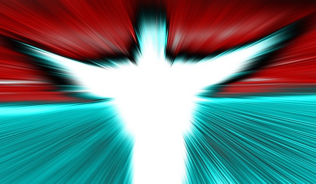 Free angel abstract parallel world illustration