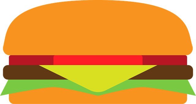Free Food Hamburger vector and picture