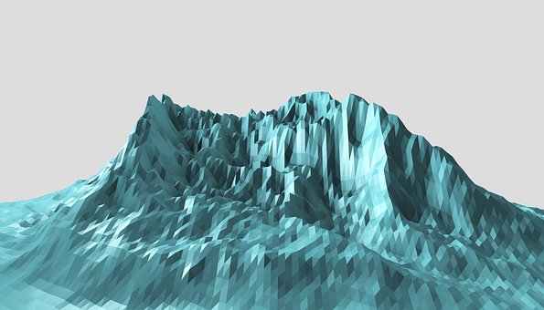 Free Mountains Polygonal illustration and picture