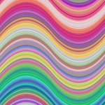 wave, background, happy