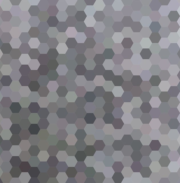Free hexagon background tile illustration
