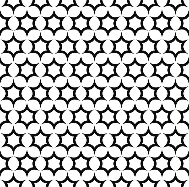Free pattern star repeating illustration