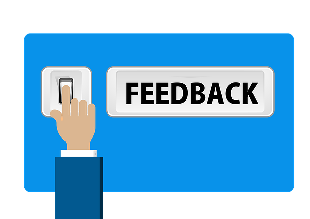 Free office feedback exchange of ideas illustration