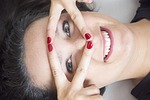a smile, girl, closeup