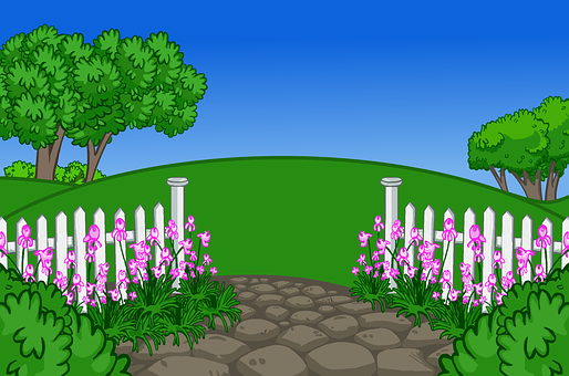 Natur, Grün, Karikatur, Garten