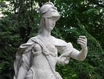 statue, white statue, white