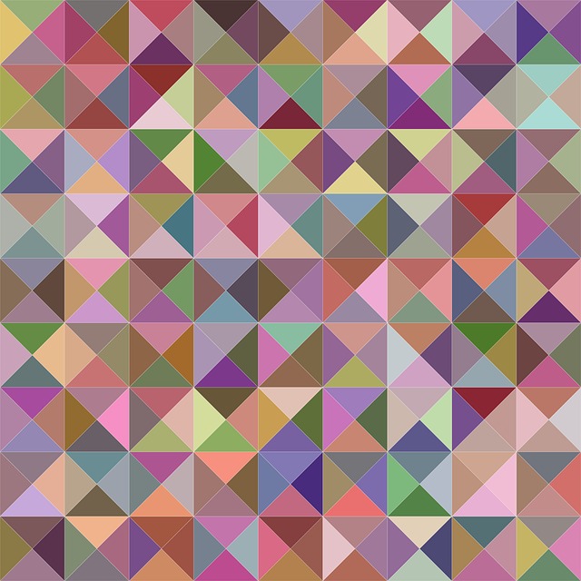 Free triangle background design illustration