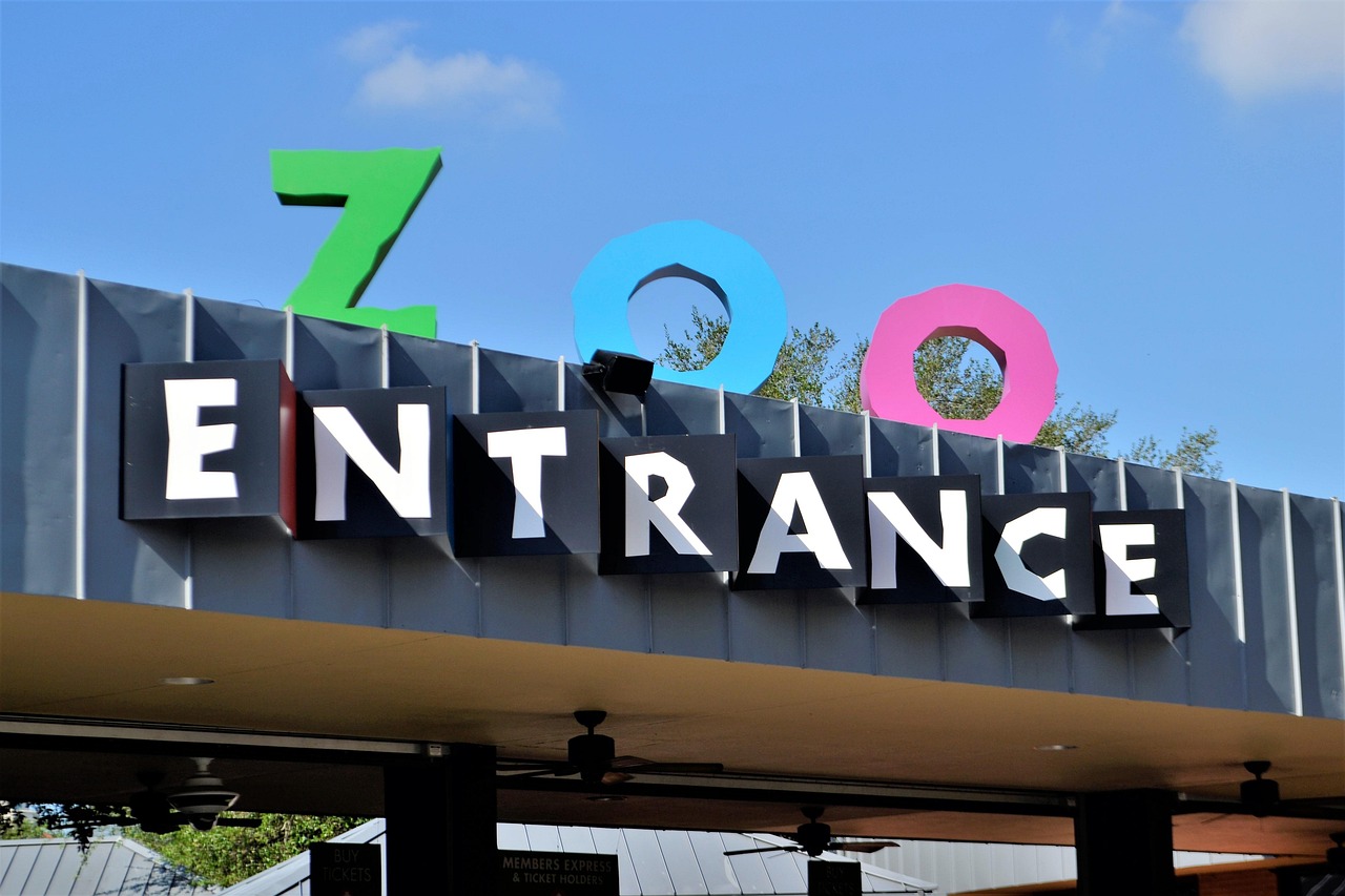 Zoo Entrance Signs