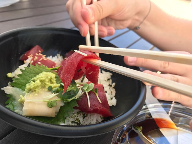 Sashimi, Sushi, Asiatisch, Lebensmittel