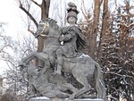 jan sobieski, monument, on horseback