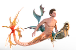 mermaid, sea man, meeresbewohner