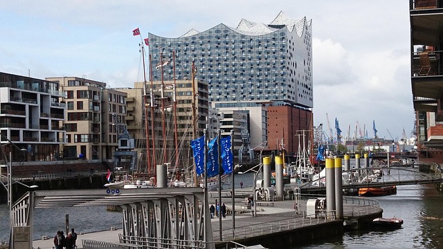 Hamburg, Elbphilharmonie, Grasbrookhafen