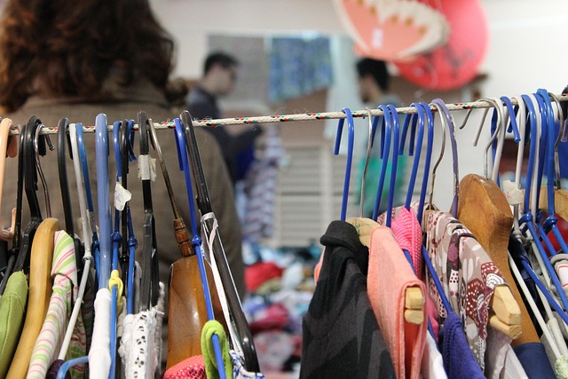 bazaar, thrift store, organization, cabinet, clothes, hangers, garments, thrift store, thrift store, thrift store, thrift store, thrift store