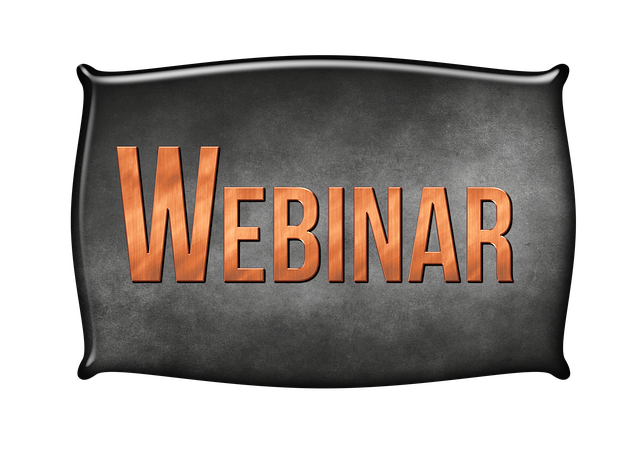Free button webinar seminar illustration