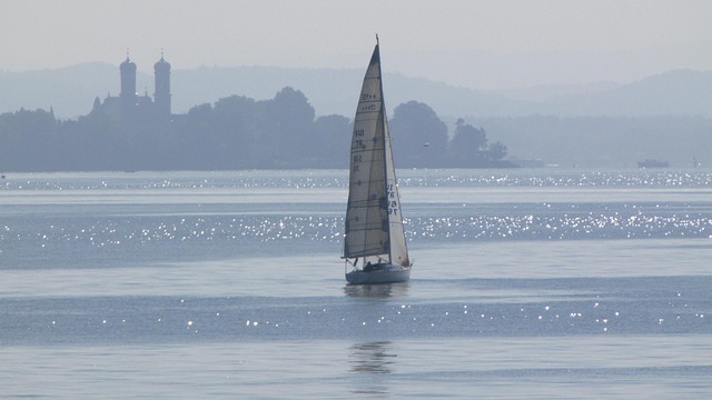 Free Lake Sailboat photo and picture
