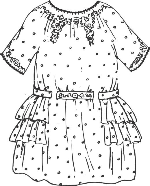 Free dress vintage retro vector