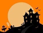 haunted house, halloween, haunted