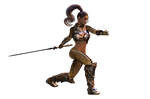 woman, sword, strong
