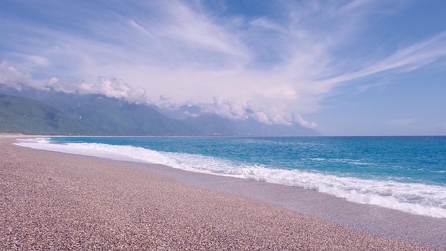 Hualien, Agua De Mar, Qixingtan, Piedra