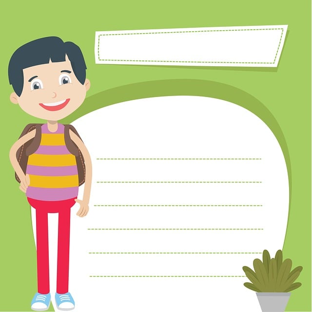 Free boy paper student illustration