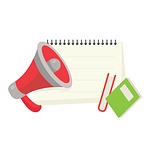 megaphone, loudspeaker, declaration