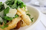 food, restaurant, squid salad