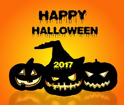 Halloween, Illustration, Hintergrund