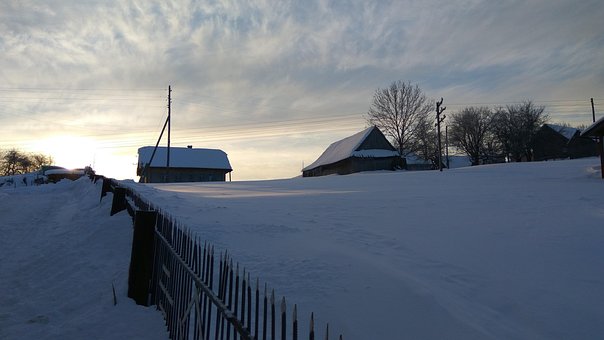 Free Morning Village photo and picture