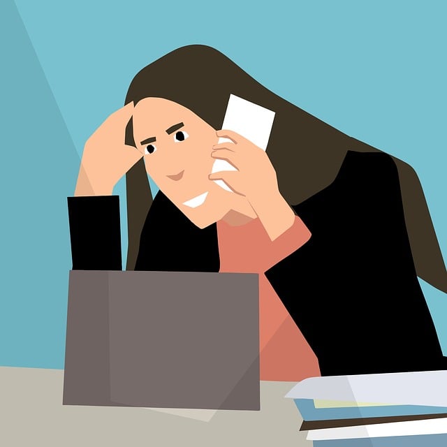 Free businesswoman devices holding illustration