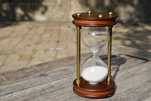 Clessidra, Tempo, Sabbia, Legno, Ora