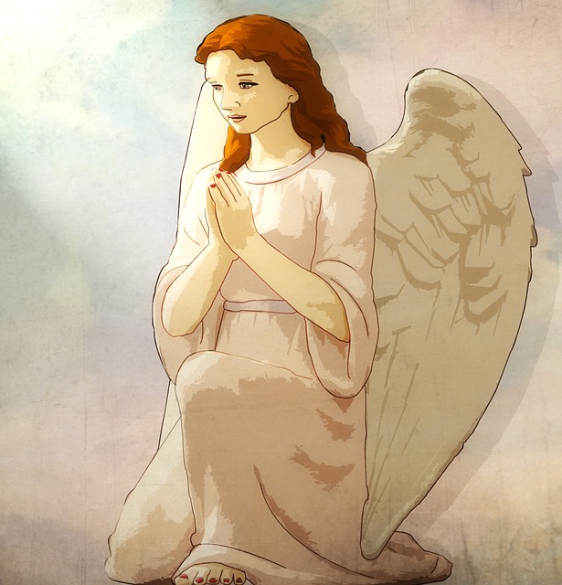 Free Angel Drawing illustration and picture