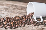 background, bean, black coffee
