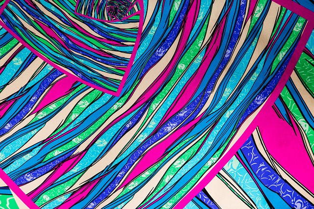 Free color colorful fabric illustration