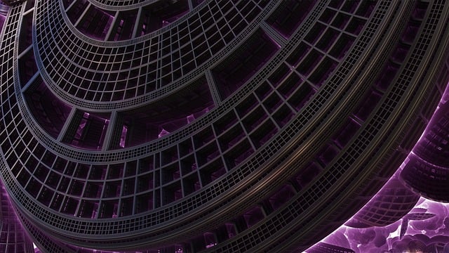Free fractal sphere 3d illustration