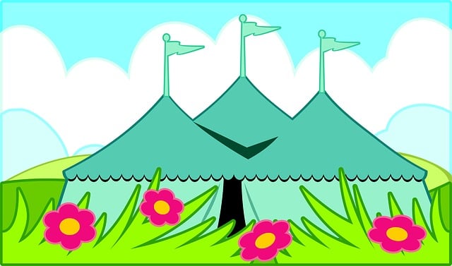 Free flag fun carnival illustration