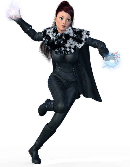 Bojovník Žena, Gothic, Temný, Mladá Žena