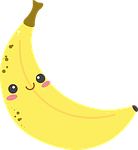 banana, yellow, sweet