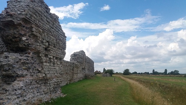 Restos, Cielo, Nubes, El Verano, Campo