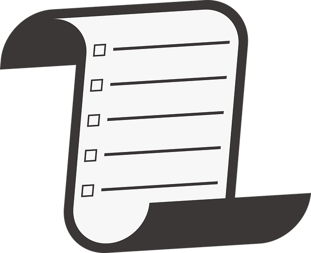 Free checklist business office vector
