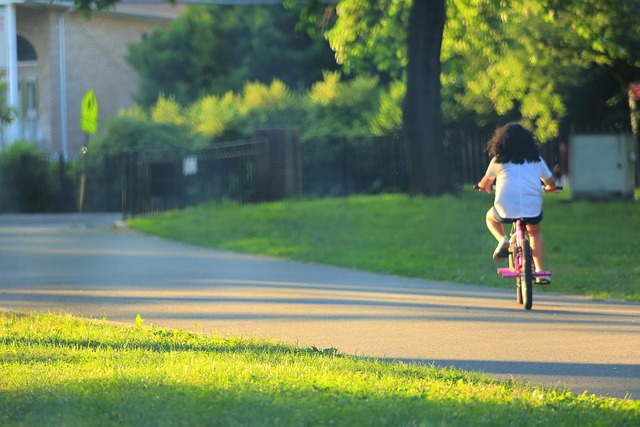 Free Little Girl Bike photo and picture