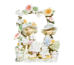 flower children, flowers, girl