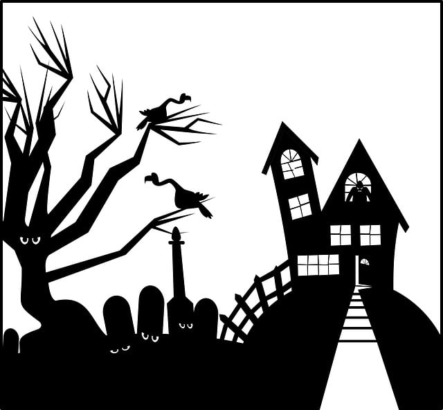 Free silhouette graphic holiday illustration