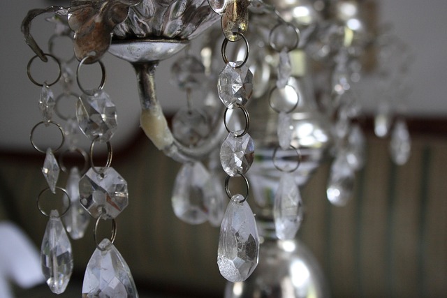 Kristal, Kroonluchter, Kandelaars, Glas