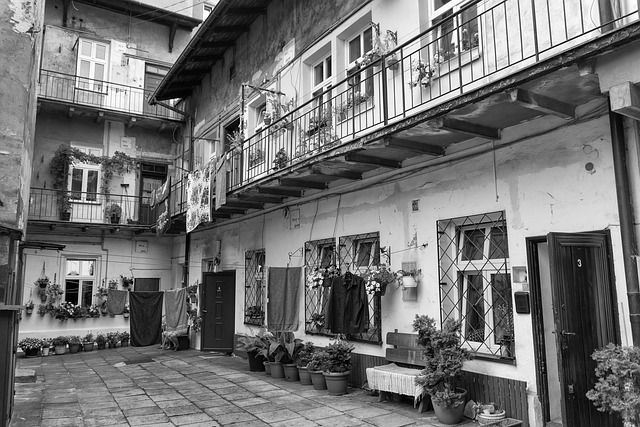 Free Tenement Backyard photo and picture