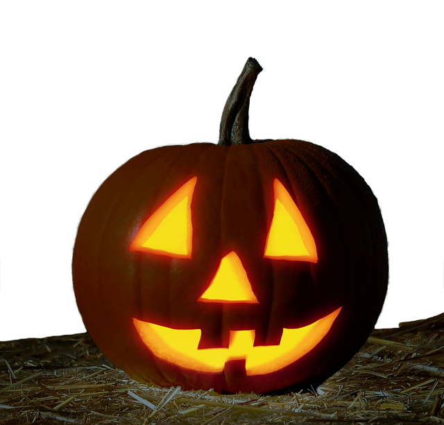 Free pumpkin face halloween illustration
