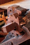 loom, clamping device, detail