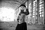 steampunk, plant, an abandoned