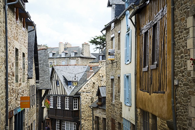 Frankreich, Altstadt, Dorf, Historisch