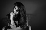 black, darkroom, girl
