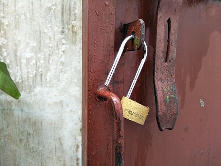 Free Padlock Gate photo and picture